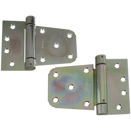 National Hardware National Hardware 3-1/2 in. L Zinc-Plated Steel Extra Heavy Auto-Close Gate Hinge Set 1 pk N342-584